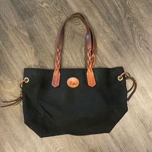 Dooney & Bourke Black Nylon Shopper